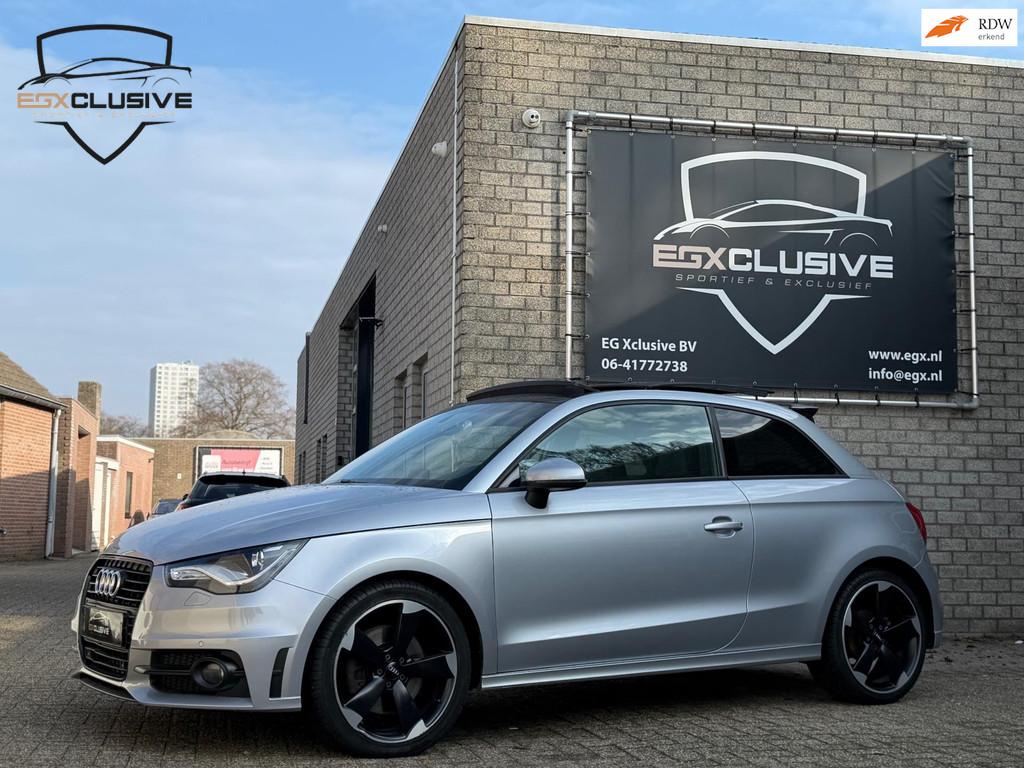 Audi A1 1.4 TFSI Ambition Pro Line Business Pano/Bose/stoelv, Auto's, Euro 5, Stof, Zwart, 4 cilinders