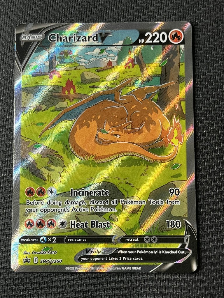 Charizard V (SWSH 260), Ophalen of Verzenden, Nieuw, Losse kaart, Foil