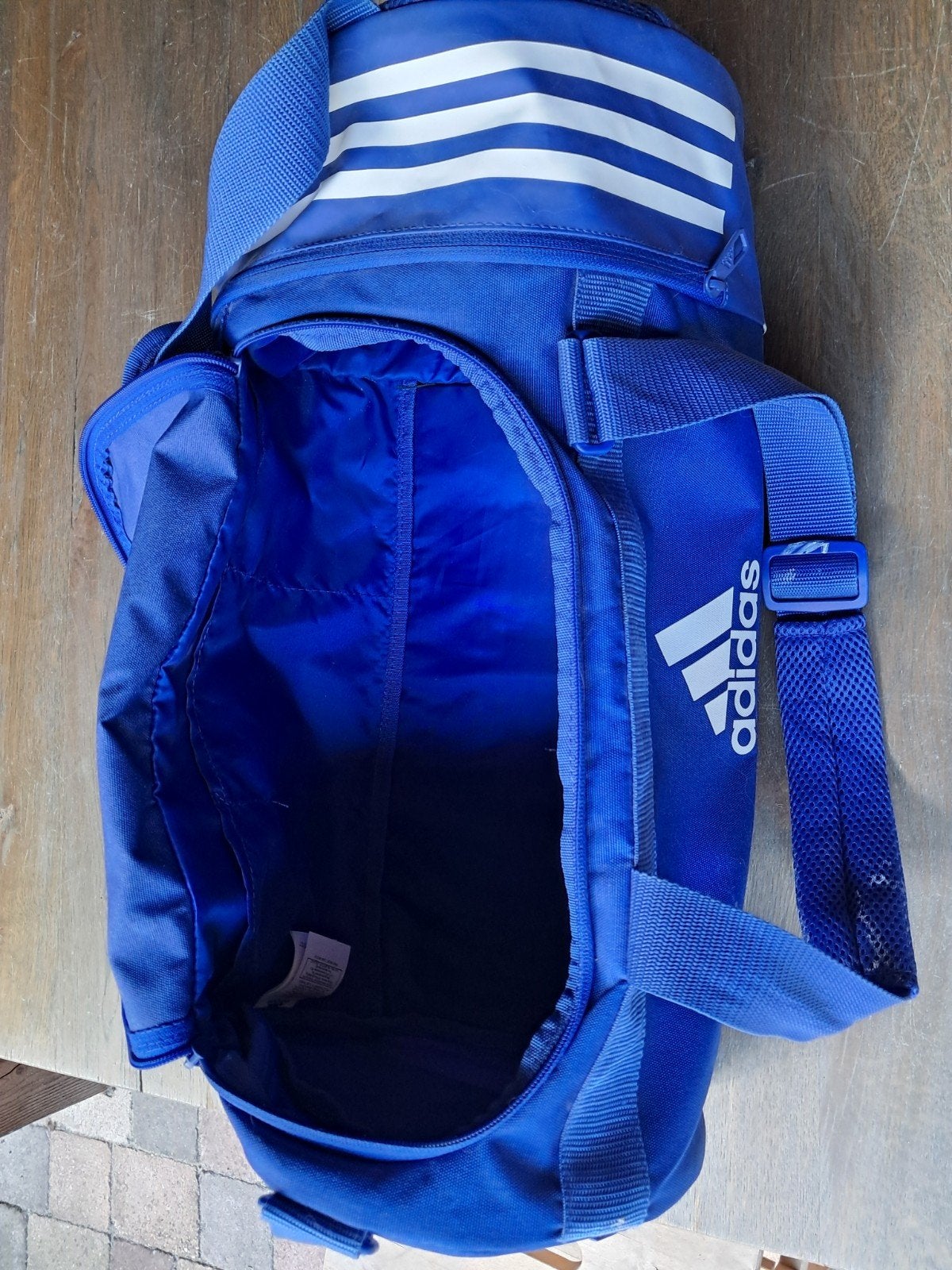 Adidas Sporttas Blauw - Ideaal voor Sport en Reizen, Ophalen of Verzenden, Gebruikt, Unisex volwassen