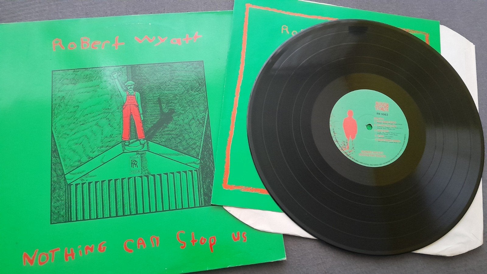 lp robert wyatt - nothing can stop us, Ophalen of Verzenden, Gebruikt, 12 inch