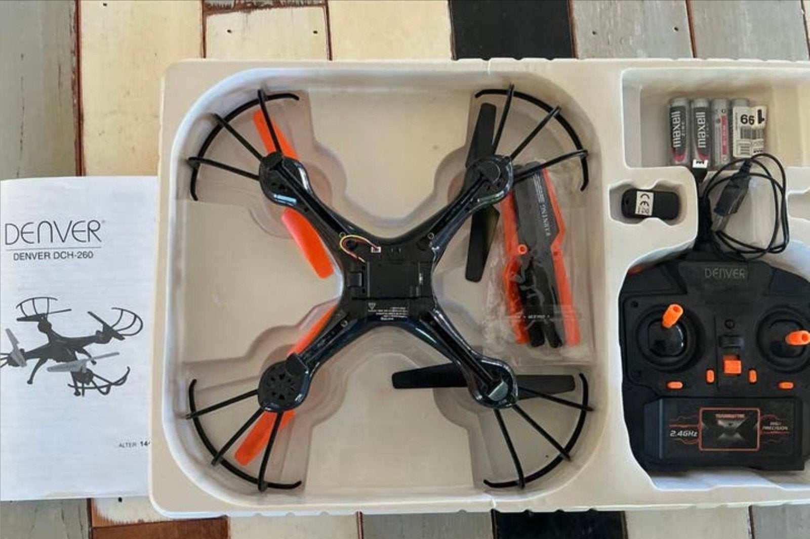 DENVER DCH-260 drone - Nieuw, ideaal voor beginners, Verzenden, Overige merken, Nieuw, Speelgoeddrone