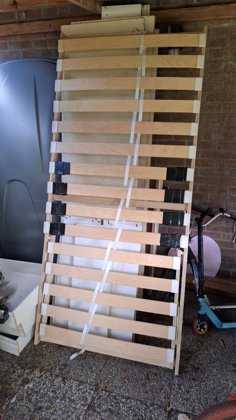 gratis lattenbodem, Ophalen, Gebruikt, Eenpersoons, 90 cm