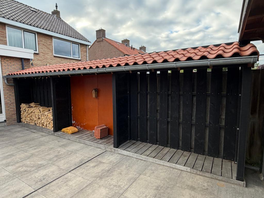 Buitenberging/ houtopslag  760x230x105, Tuin en Terras, Ophalen, Gebruikt, Hout, Overige typen