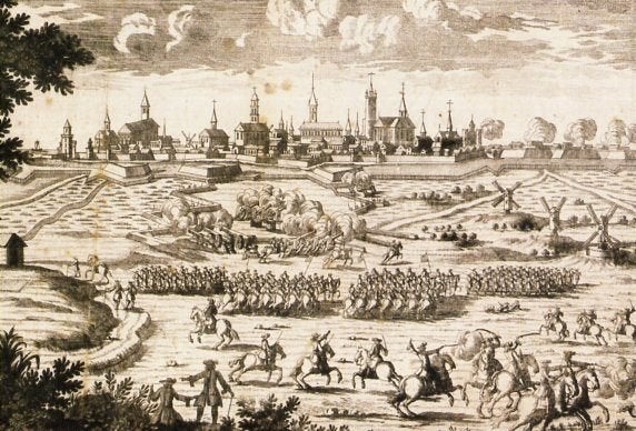 (BG122) Ansichtkaart België molen Ieper eind 17e eeuw, Verzamelen, Ophalen of Verzenden, 1980 tot heden, Ongelopen, West-Vlaanderen