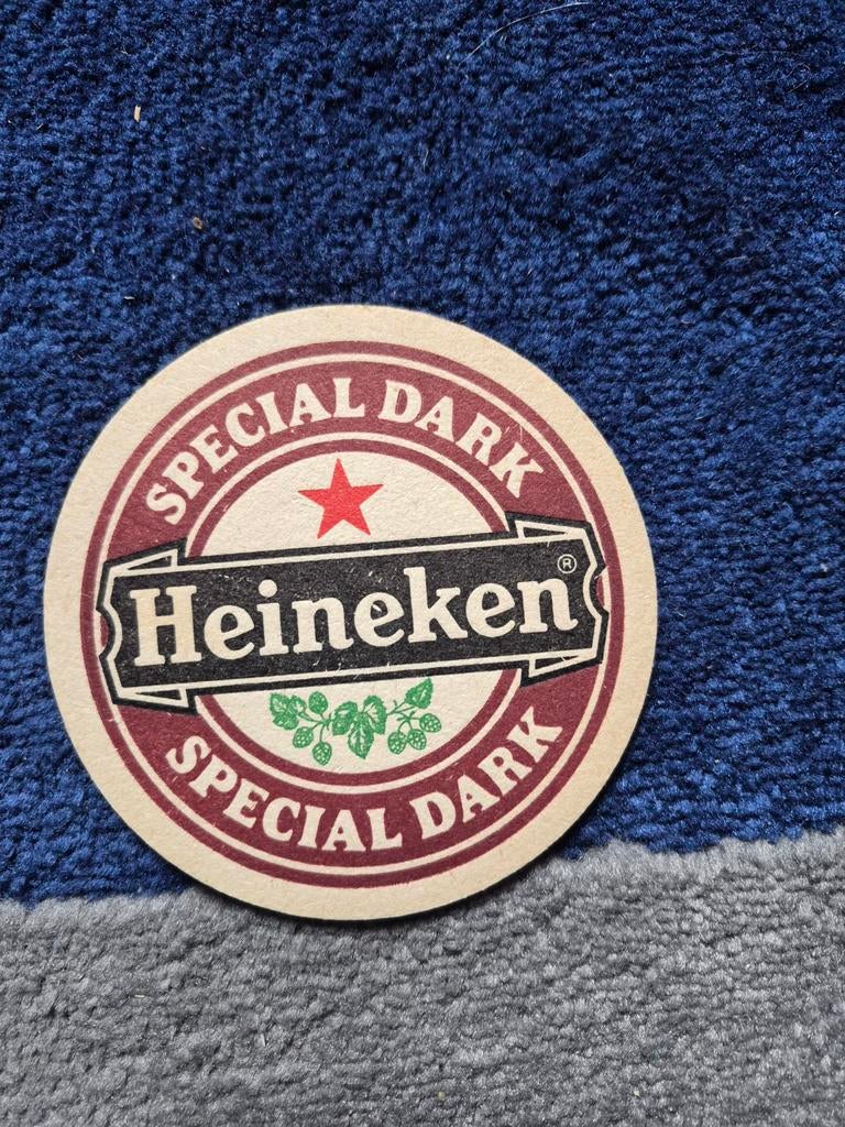 Heineken Special Dark bierviltje - Oud bruin bier, Ophalen of Verzenden