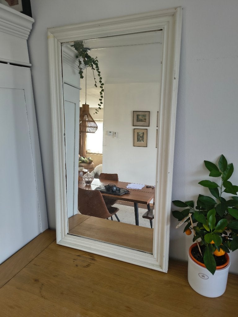 Spiegel, Ophalen, Gebruikt, 100 tot 150 cm, Rechthoekig