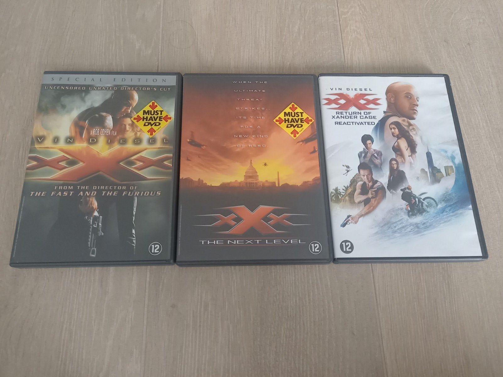 Triple X trilogie, setprijs 7.50, Vanaf 12 jaar, Ophalen of Verzenden, Zo goed als nieuw