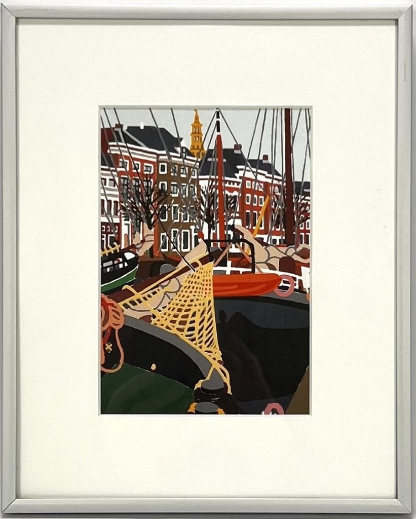 88. Kunstprent, Anke Slooff – Hoge der A, ca.1990, Ophalen