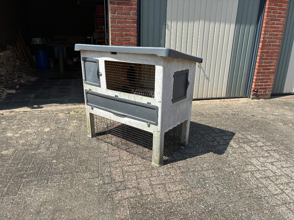 Konijnenhok, Ophalen, Zo goed als nieuw, 90 cm of meer, Hok