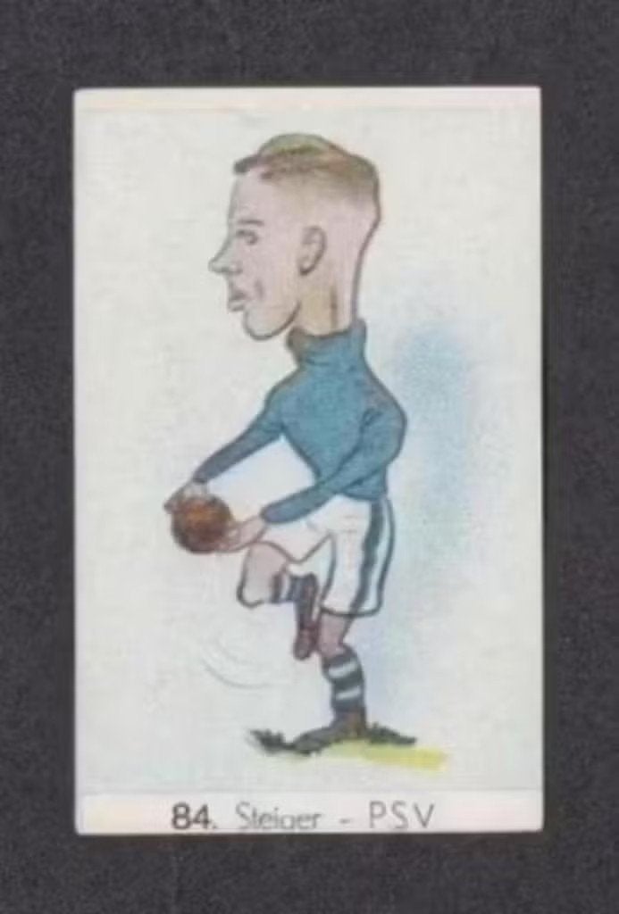 Voetbalplaatje Steiger Keeper PSV Eindhoven 1949 (84)., Ophalen of Verzenden, Zo goed als nieuw