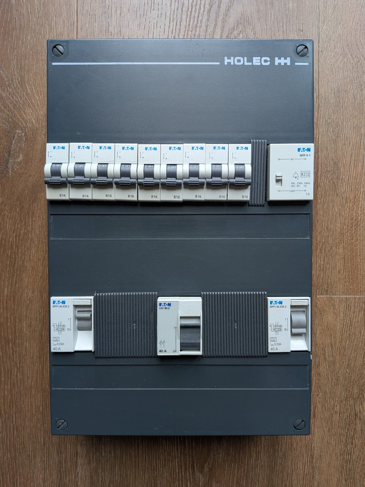1f Groepenkast Holec Eaton 1 Fase, Ophalen of Verzenden, Gebruikt, Overige typen