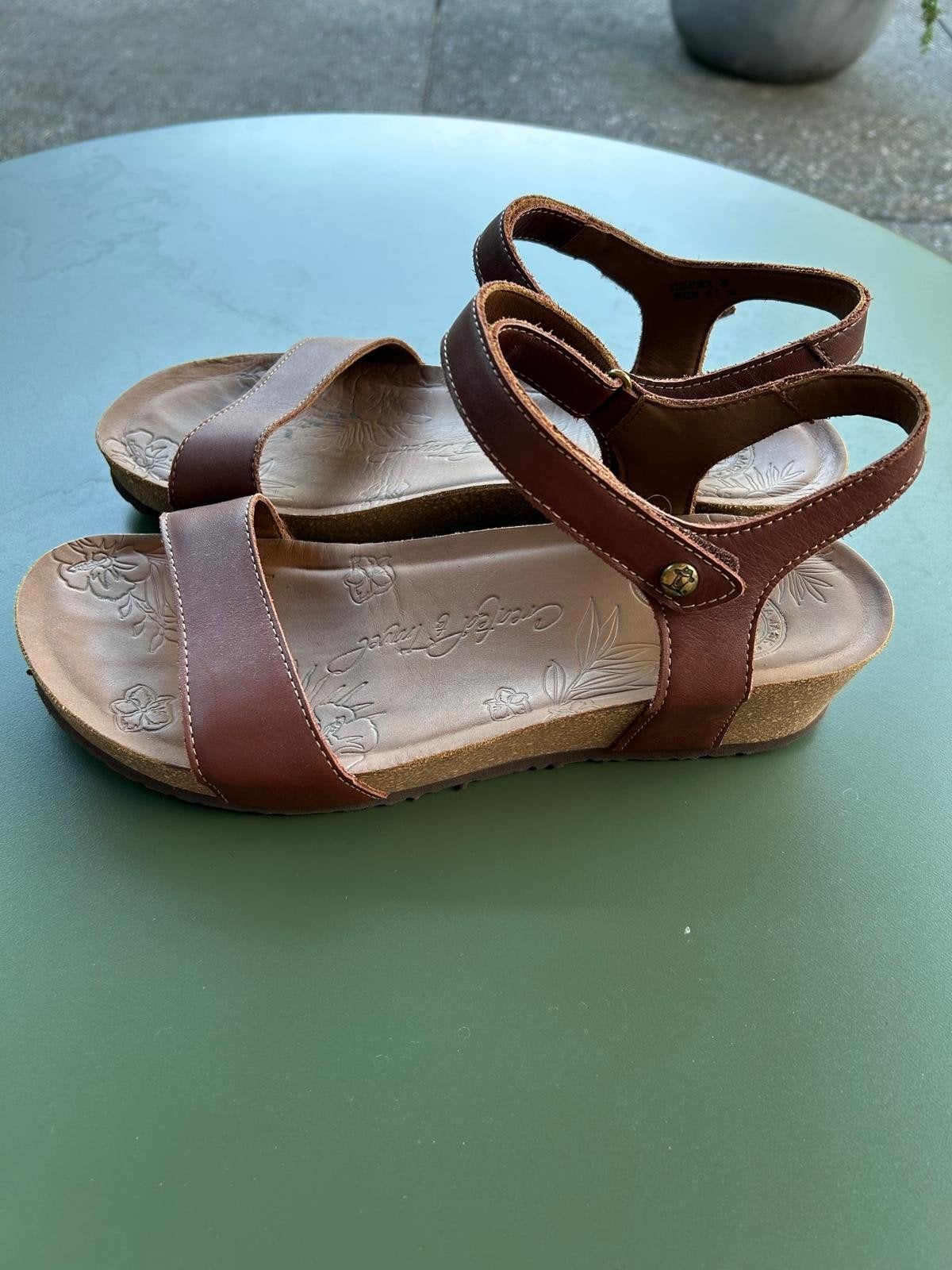 Panama Jack sandalen - Maat 41, Kleding | Dames, Ophalen of Verzenden, Zo goed als nieuw, Bruin, Sandalen of Muiltjes