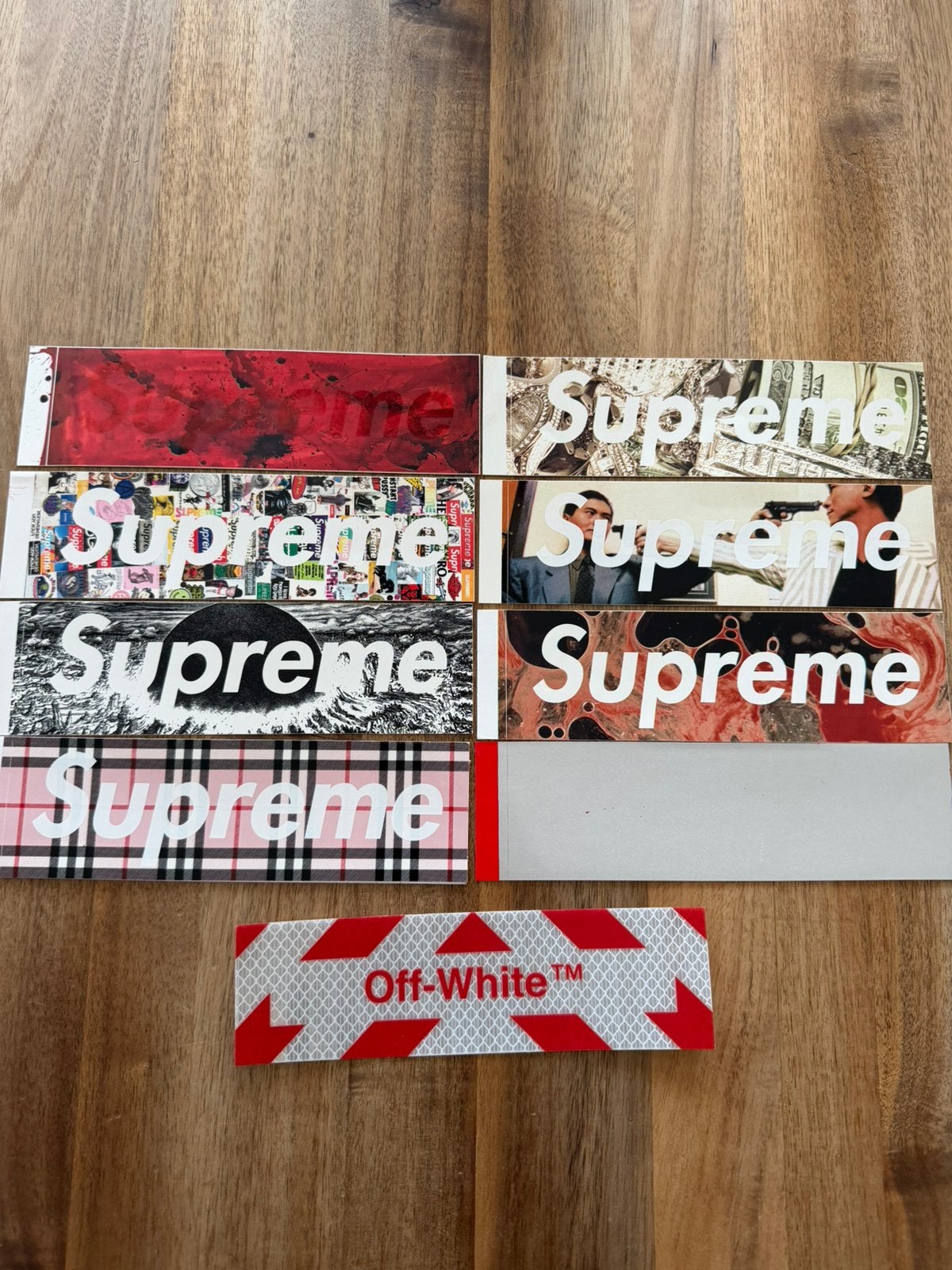Supreme Box Logo Stickers, Ophalen of Verzenden, Zo goed als nieuw