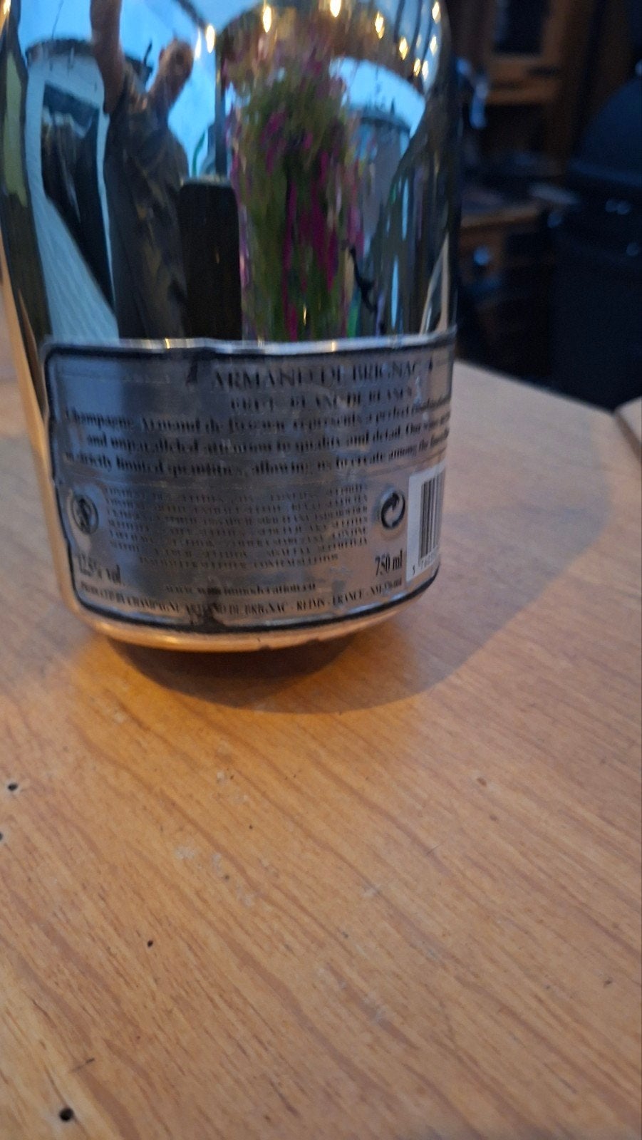 Lege Armand de Brignac champagnefles, Ophalen of Verzenden, Gebruikt