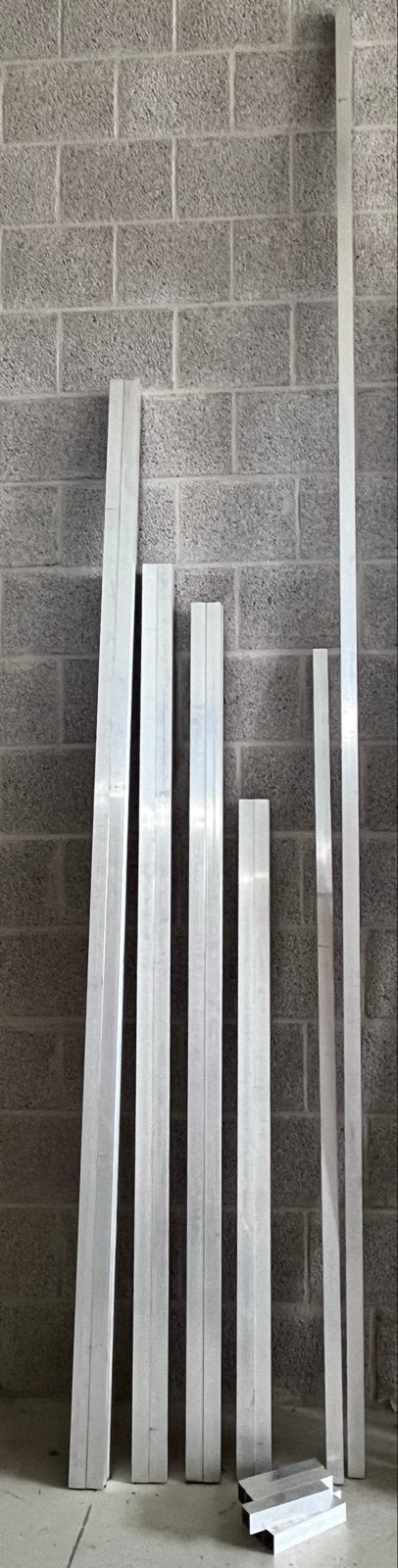 Aluminium buizen 40x40 mm diverse lengtes, Doe-het-zelf en Verbouw, Metalen, Ophalen, Nieuw, Aluminium