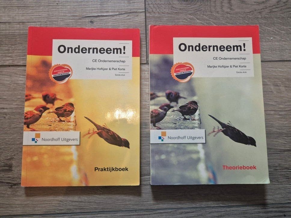 Ondernemen! Theorieboek & Praktijkboek CE Ondernemerschap, Ophalen of Verzenden, Gelezen, MBO, Marijke Holtzer & Piet Korte