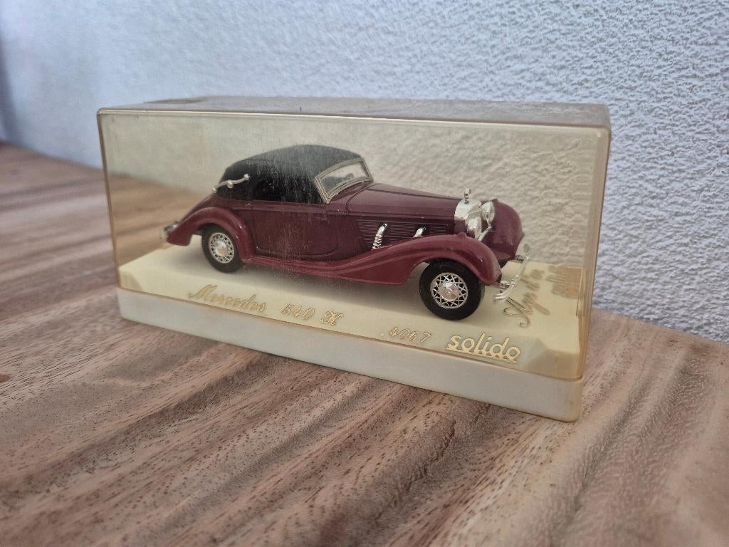 Solido 1:43 #4067 Mercedes 540 K, Hobby en Vrije tijd, Modelauto's | 1:43, Solido, Auto, Solido, Ophalen of Verzenden