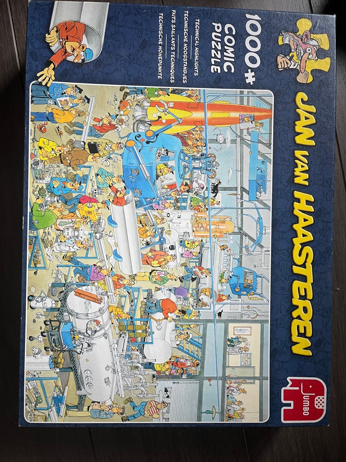 Jan van Haasteren Comic Puzzel - Technische Hoogstandjes 100, Ophalen, Meer dan 1500 stukjes, Gebruikt, Legpuzzel