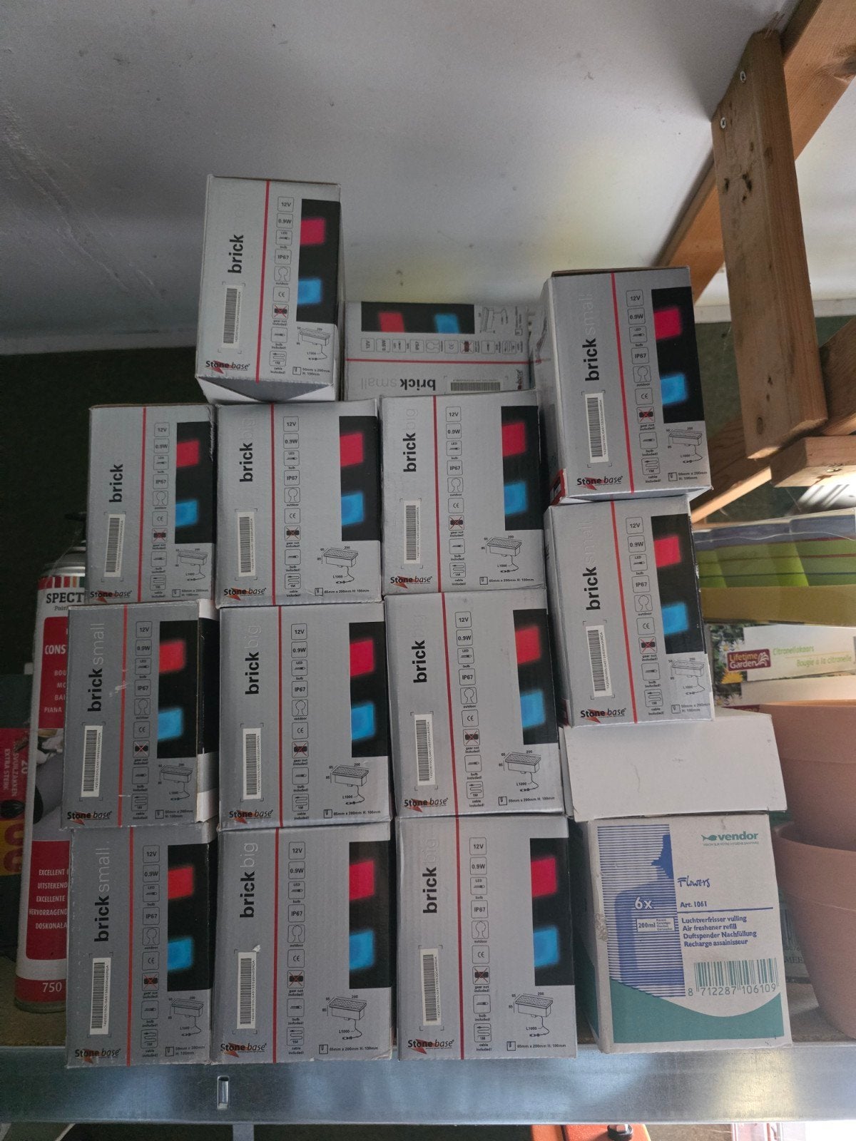 Stone Base Brick LED Buitenlampen (Diverse Maten), Minder dan 50 watt, Overige typen, Ophalen of Verzenden, Netvoeding