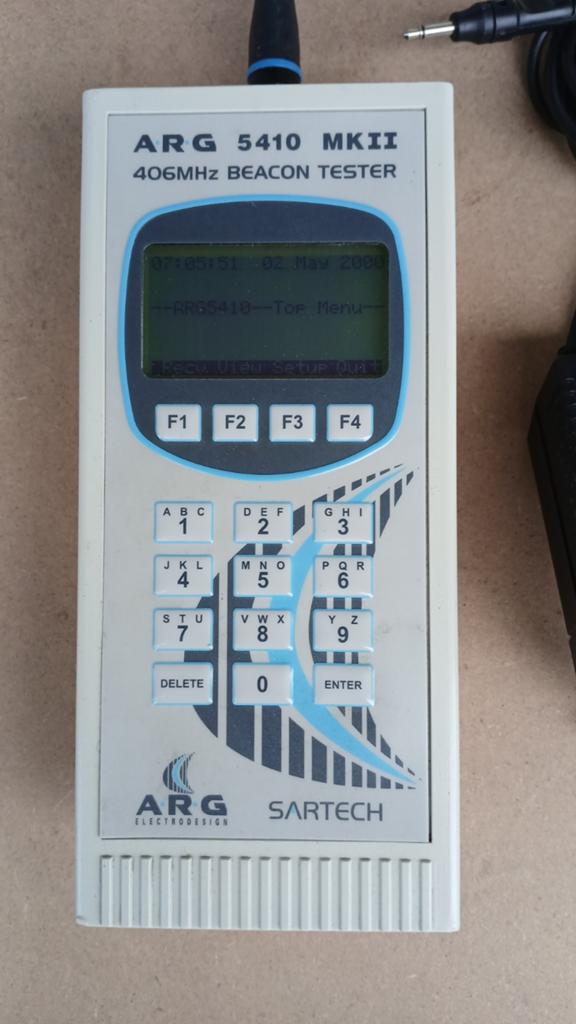 ARG / SARTECH 5410 MKII 406MHZ Beacon tester., Ophalen of Verzenden, Gebruikt