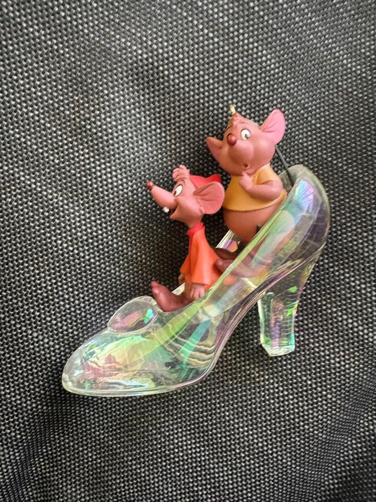 Disney Schetsboek Kerstornament Jaq & Gus in Assepoesters Mu, Verzamelen, Disney, Ophalen, Assepoester of Belle, Zo goed als nieuw
