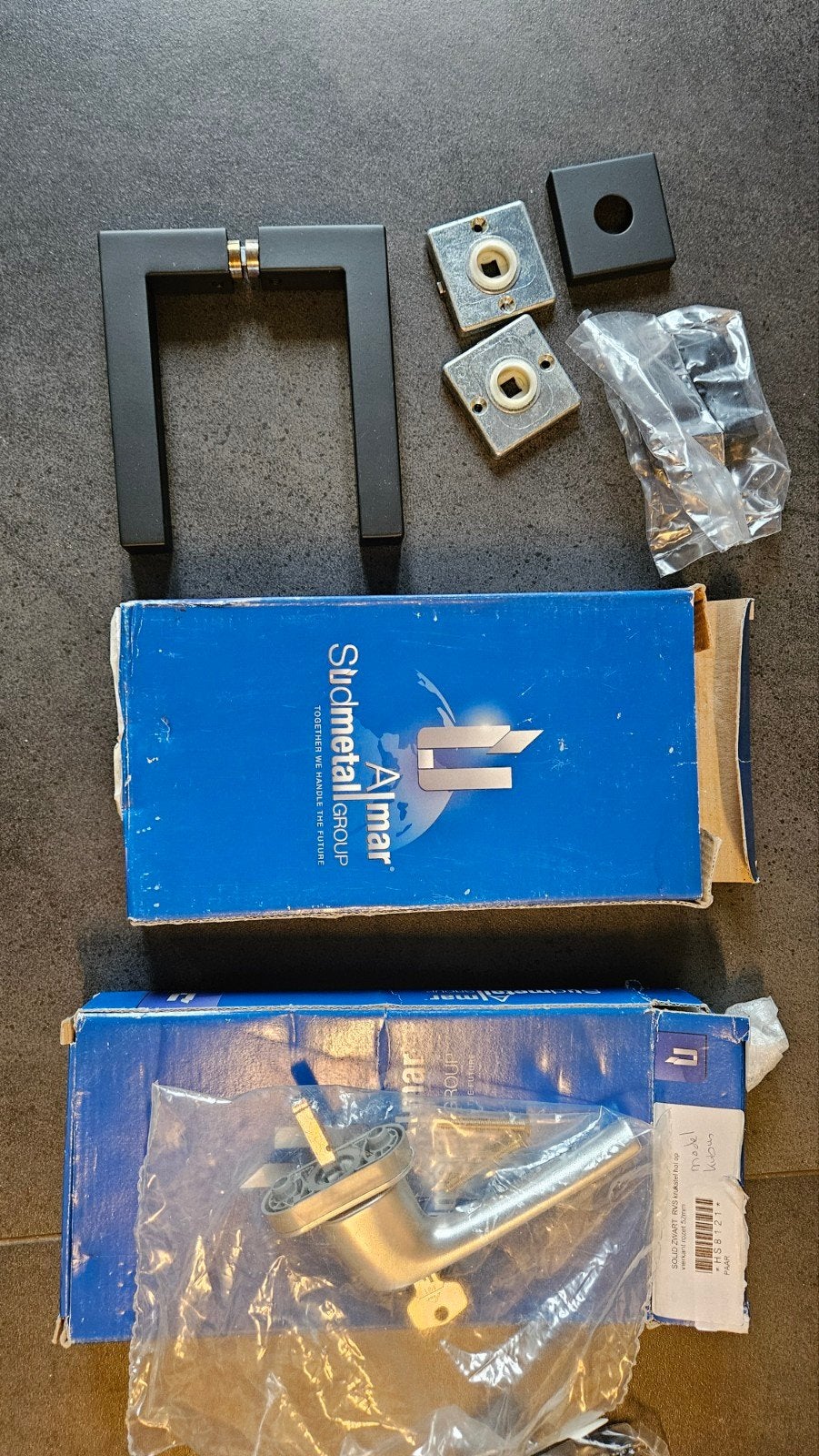 Nieuwe deurkrukken en raamhendel, Ophalen of Verzenden, Nieuw, Rvs, Klink of Kruk