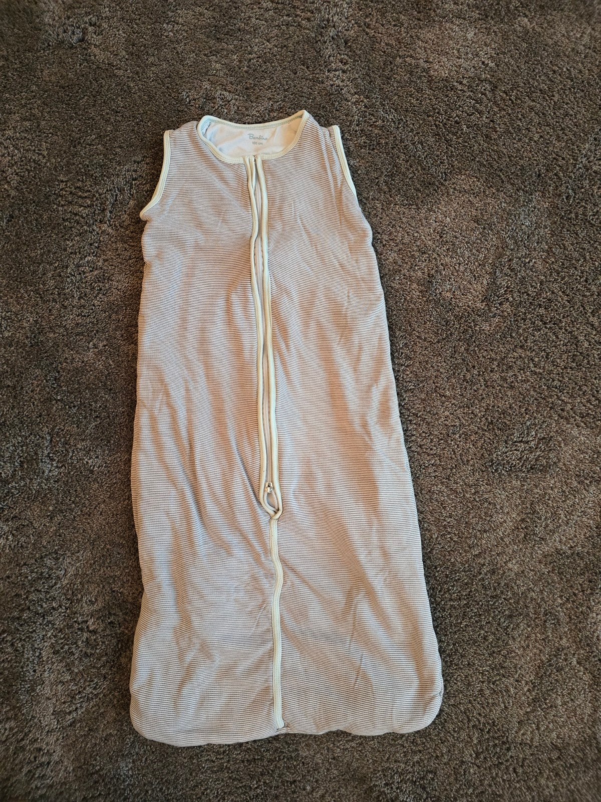 Bambino slaapzak mouwloos 100 cm streepjes, Wasbaar, Gebruikt, Slaapzak, 100 cm