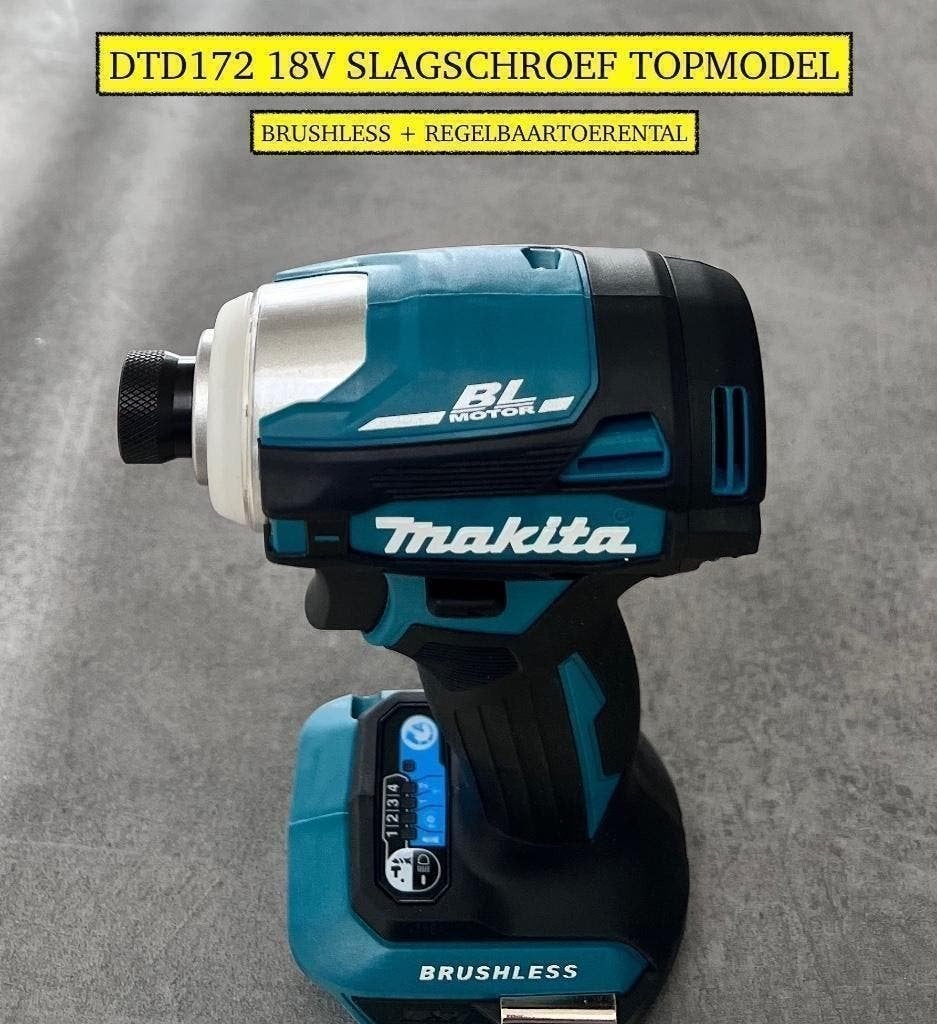 Makita DTD172Z 18V accu LXT Slagschroevendraaier Brushless, Ophalen of Verzenden, Nieuw