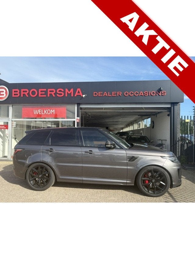 Land Rover Range Rover Sport 5.0 V8 SC SVR UNIEK *, Auto's, Automaat, 3000 kg, Leder, Bedrijf