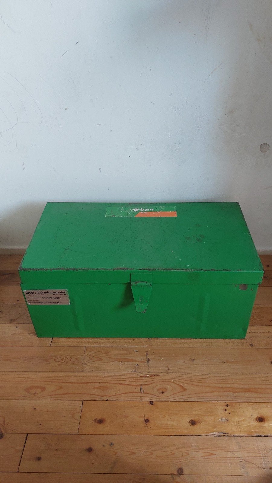 Groene metalen gereedschapkist, Ophalen, Gebruikt, Minder dan 50 cm, Metaal