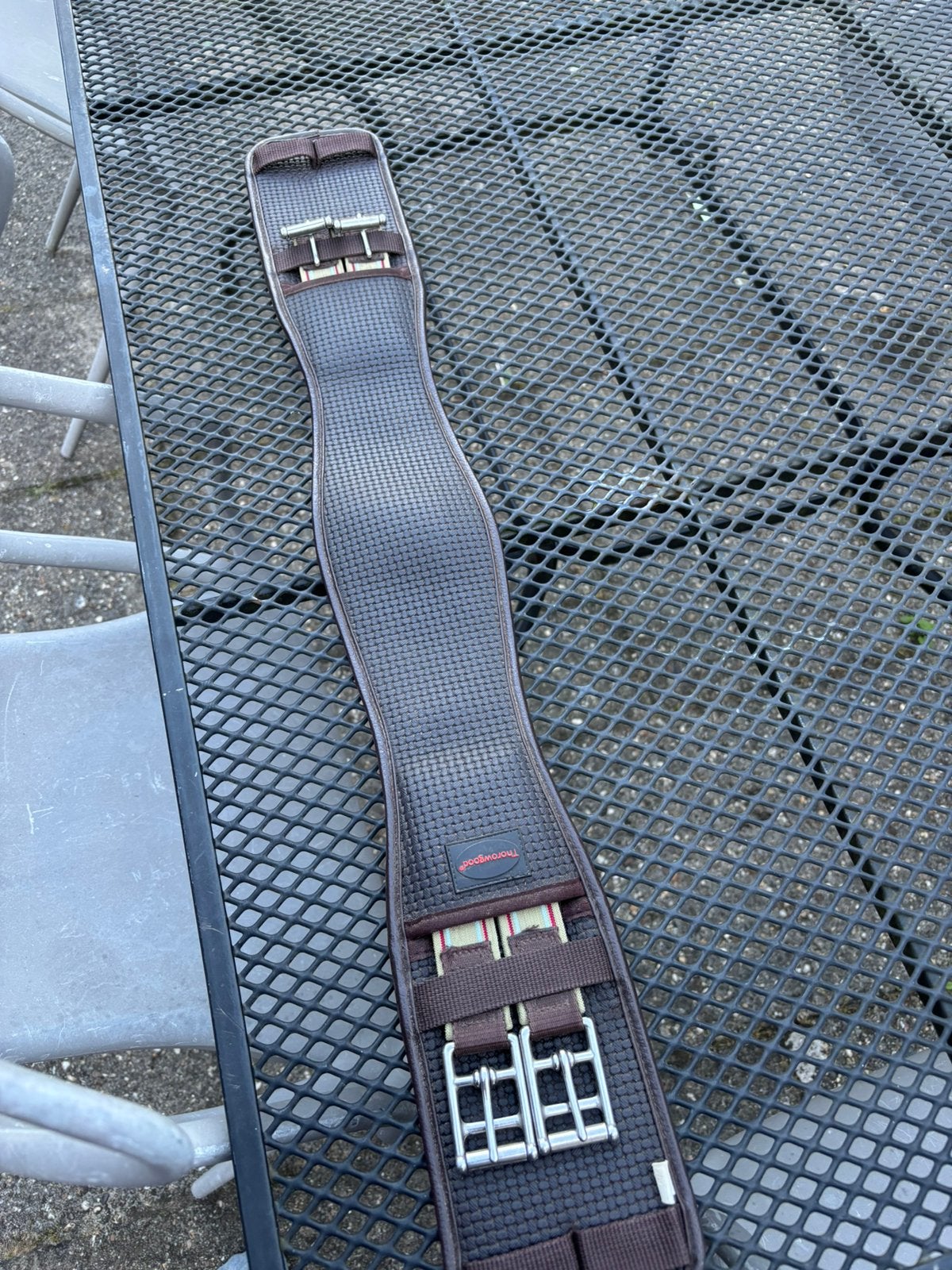 Thorowgood airoform bruine dressuursingel 65 cm, Ophalen, Zo goed als nieuw