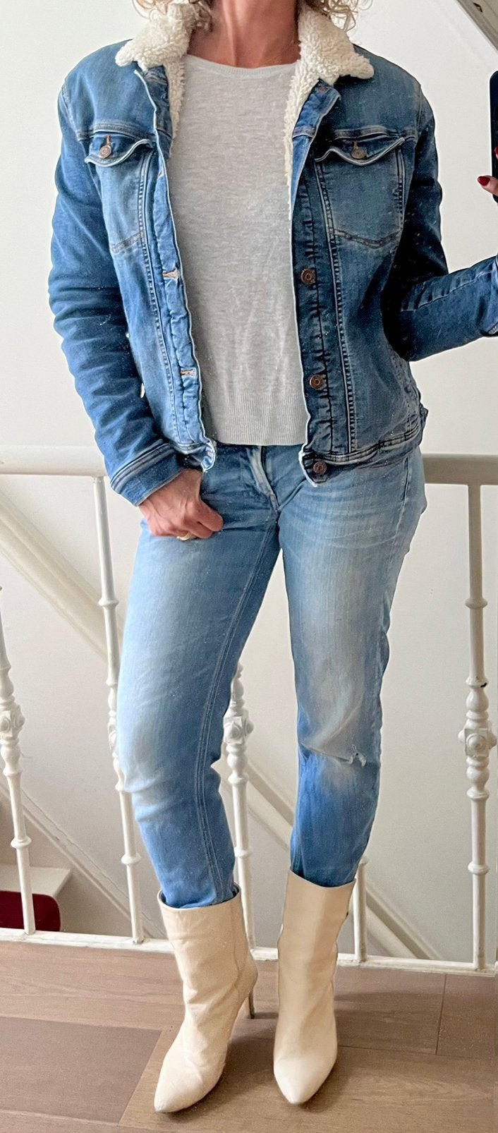 Tommy Hilfiger spijkerjasje XS, Verzenden, Maat 34 (XS) of kleiner, Blauw