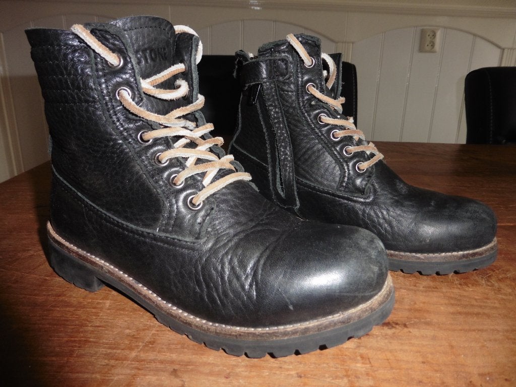 Blackstone zwarte leren sneakers maat 32., Kinderen en Baby's, Kinderkleding | Schoenen en Sokken, Jongen of Meisje, Schoenen