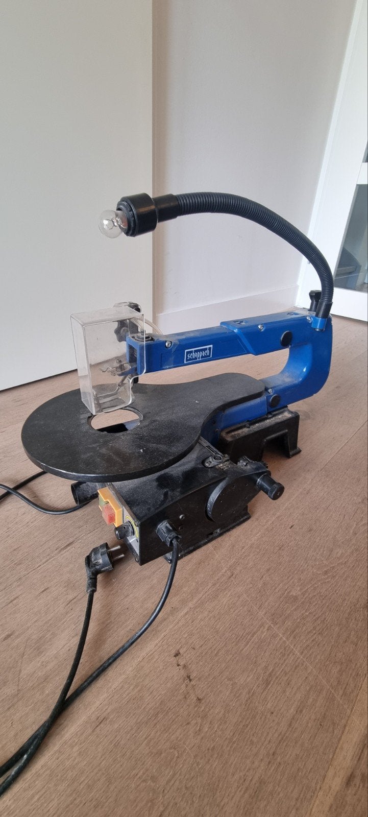 Scheppach Deco-Flex figuurzaagmachine met lamp, Ophalen, Gebruikt, Scheppach, 30 tot 70 mm