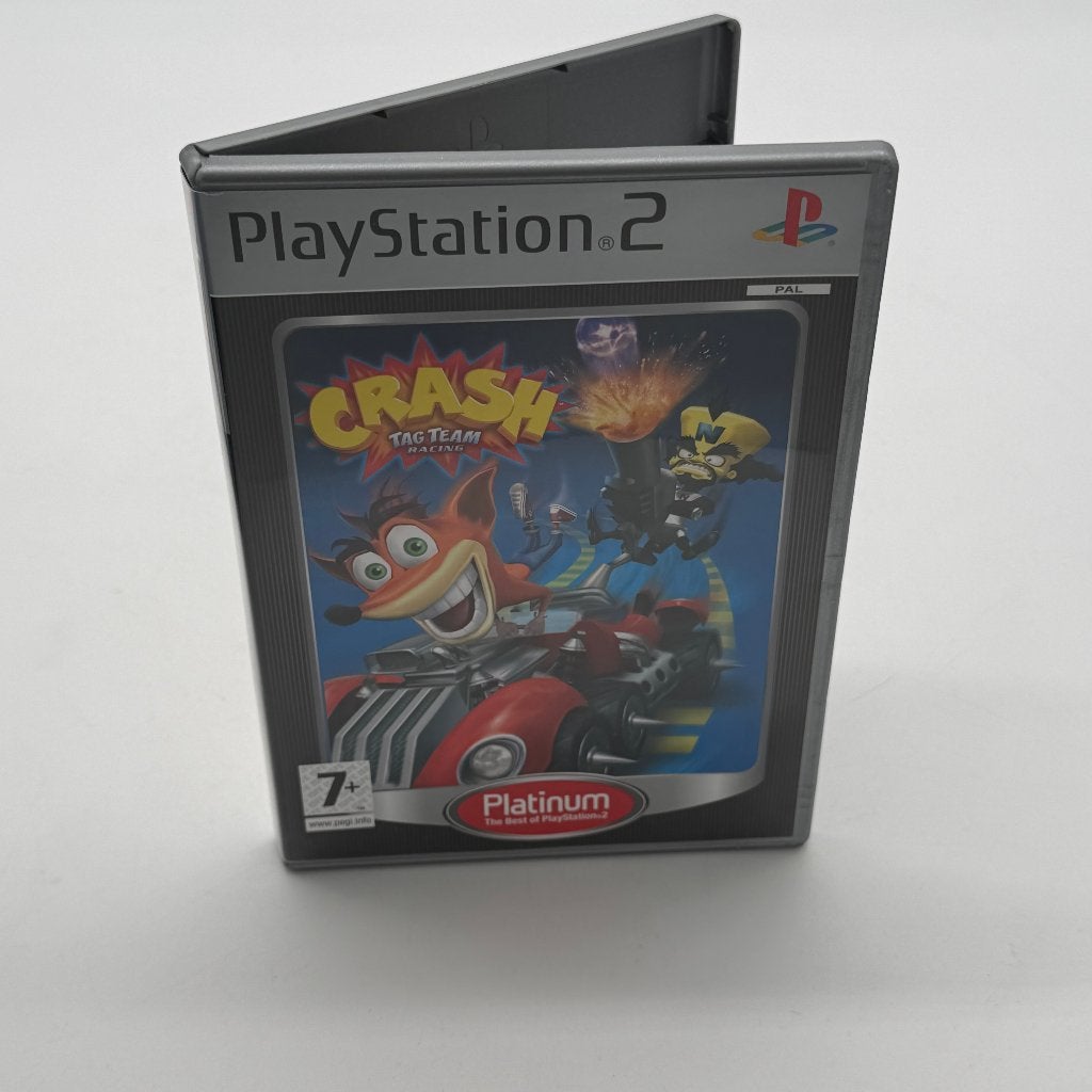 Playstation 2 Game - Crash tag team racing, Racen en Vliegen, Ophalen of Verzenden, Zo goed als nieuw, 3 spelers of meer