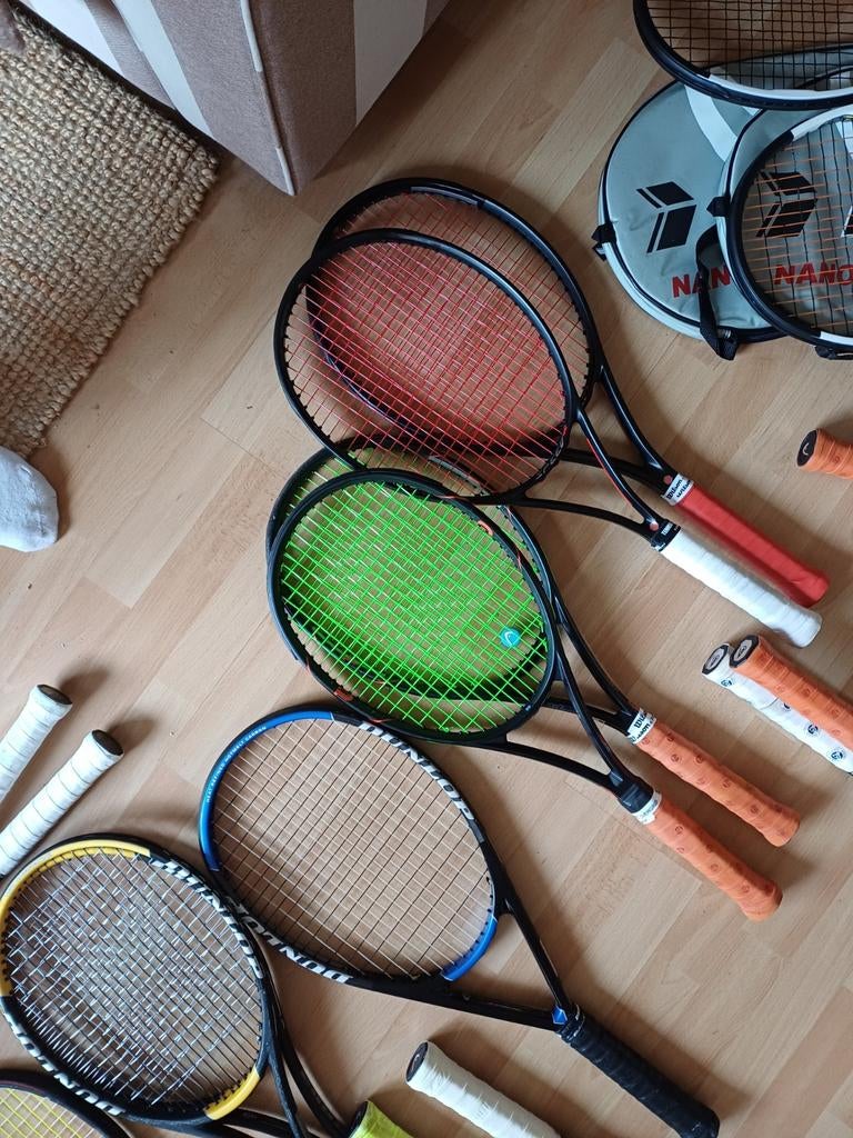 Tk div. Rackets ivm neuropathie,bij interesse stuur ik gedet, Sport en Fitness, Tennis, Overige merken, Ophalen of Verzenden, Zo goed als nieuw