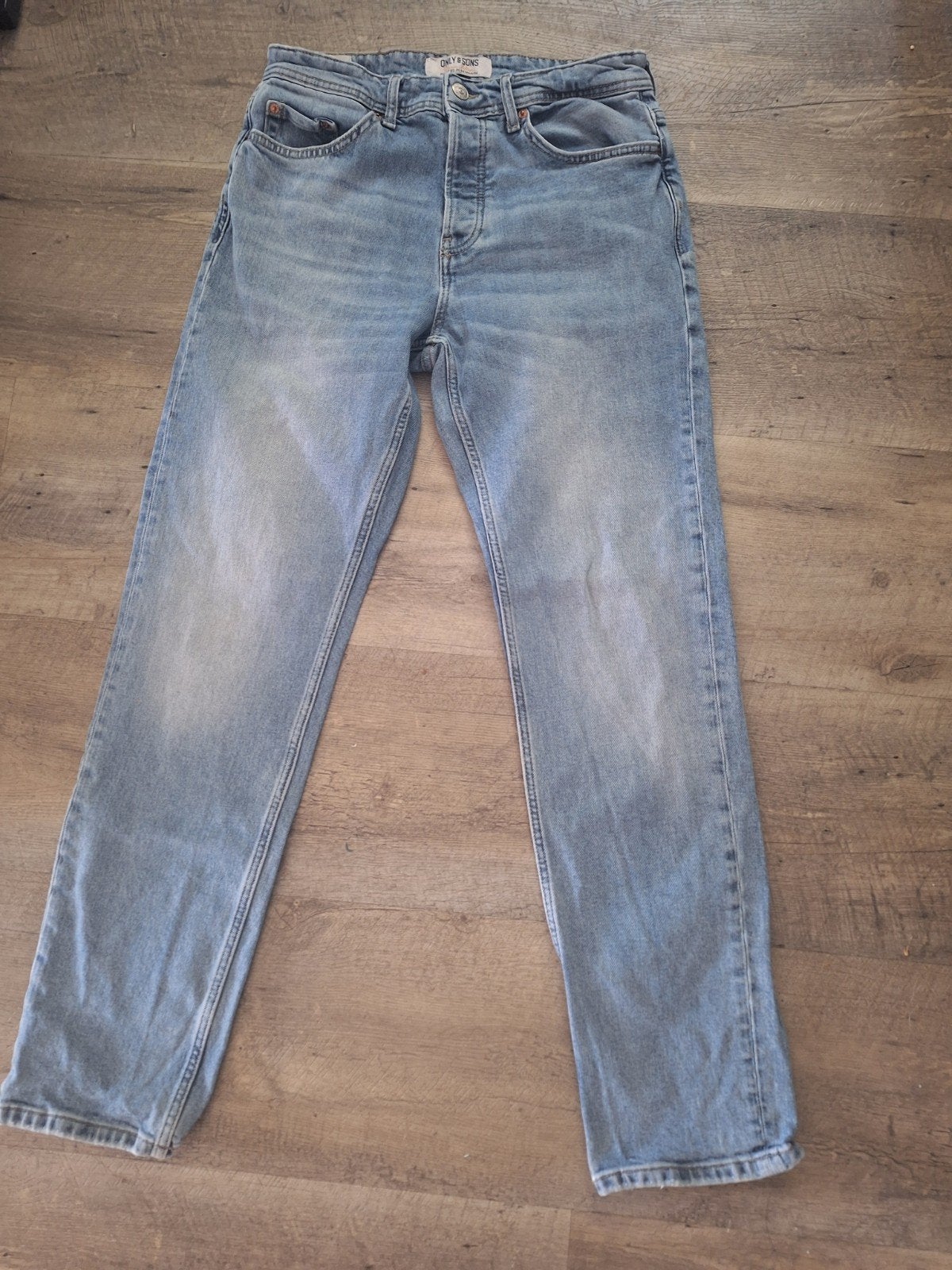 Only & Sons Jeans - Maat 28/32, Blauw, W32 (confectie 46) of kleiner, Ophalen of Verzenden, Gedragen