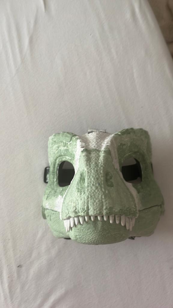 Dino masker furry, fursuit, Ophalen of Verzenden, Zo goed als nieuw, Accessoires