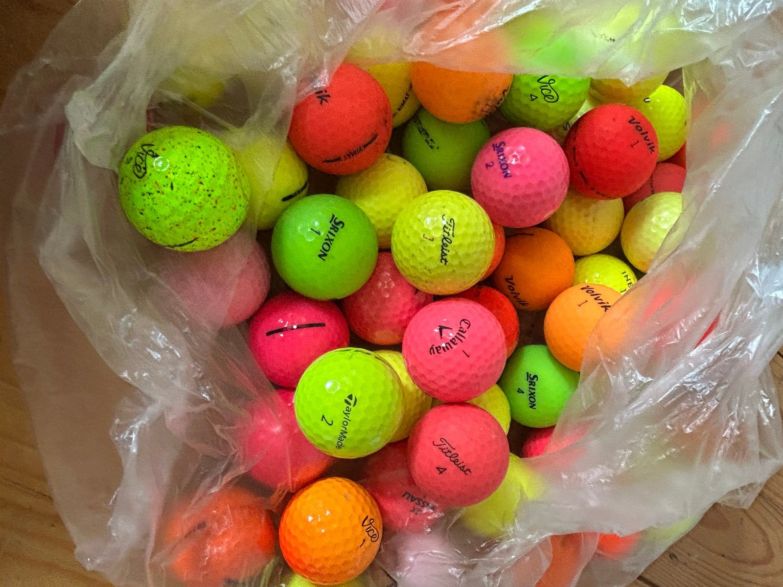 70 goede kwaliteit gekleurde ballen, Sport en Fitness, Ophalen of Verzenden, Gebruikt, Bal(len), Callaway