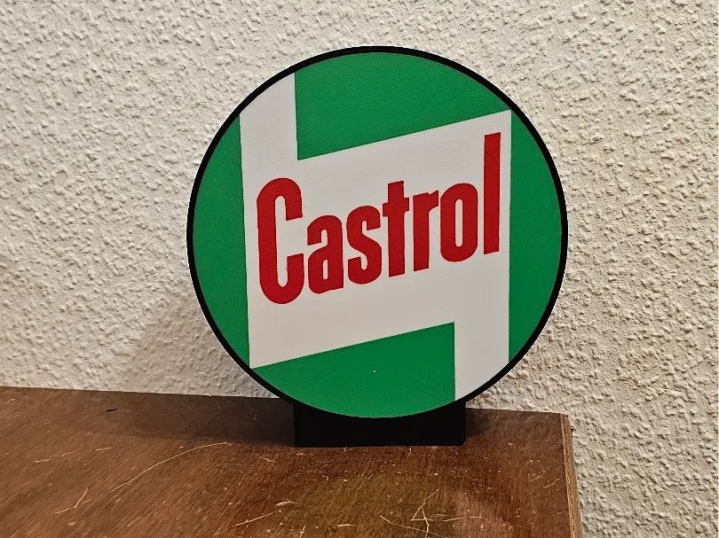 Castrol logo ledlamp, Ophalen of Verzenden, Nieuw, Auto's