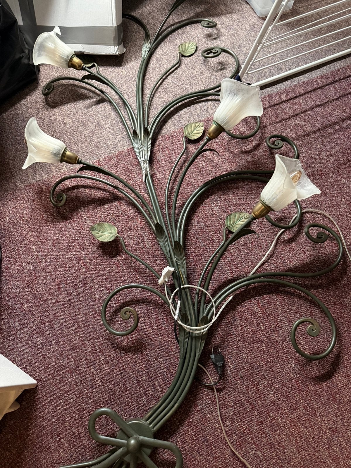 Mooie handgemaakte wandlamp, Huis en Inrichting, Ophalen, Zo goed als nieuw