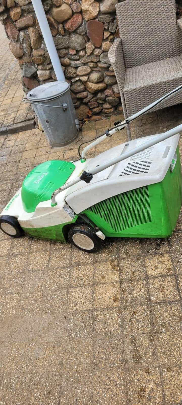 Viking ME 450 Elektrische Grasmaaier met Opvangbak, Gebruikt, Elektrische grasmaaier, Ophalen of Verzenden, Opvangbak