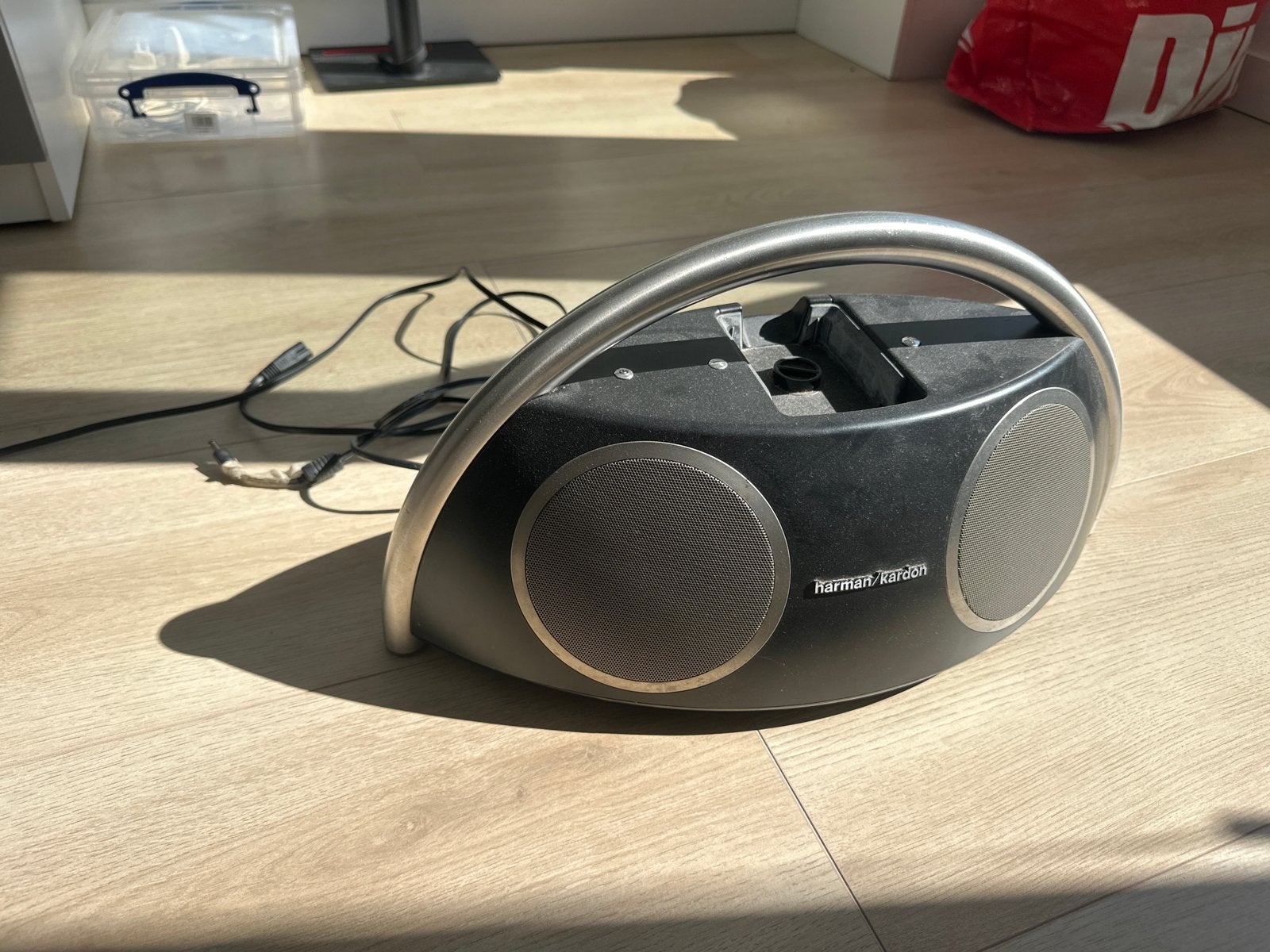 Harman Kardon speaker - Krachtig geluid, Gebruikt, Ophalen of Verzenden, Draagbare speaker, AUX-ingang