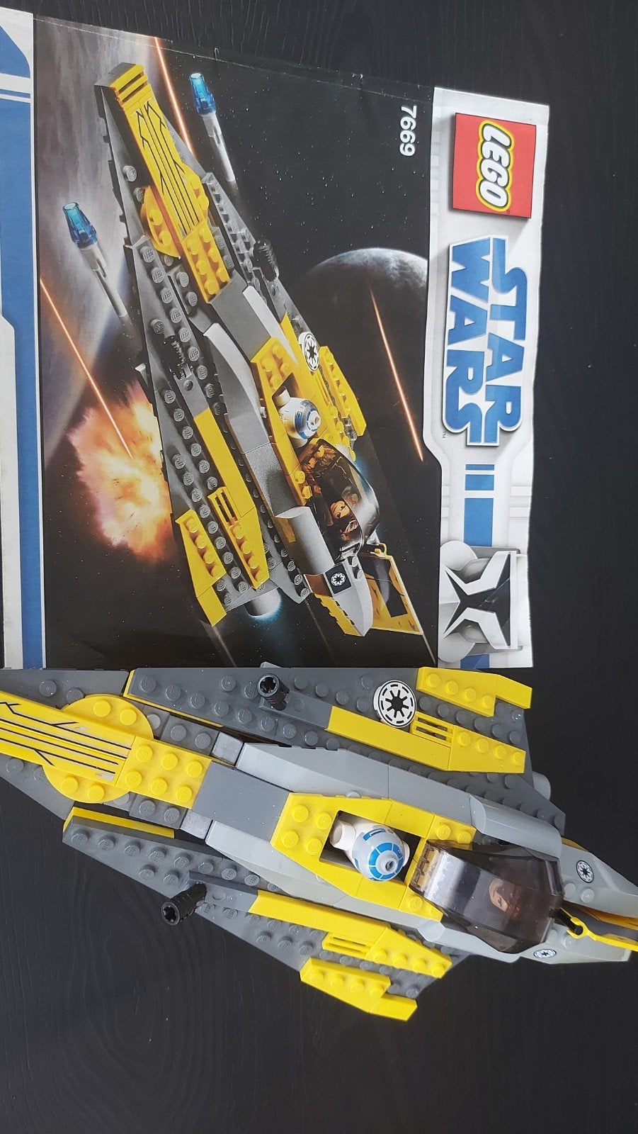 LEGO Star Wars Anakin's Jedi Starfighter 7669, Verzamelen, Star Wars, Ophalen of Verzenden, Zo goed als nieuw