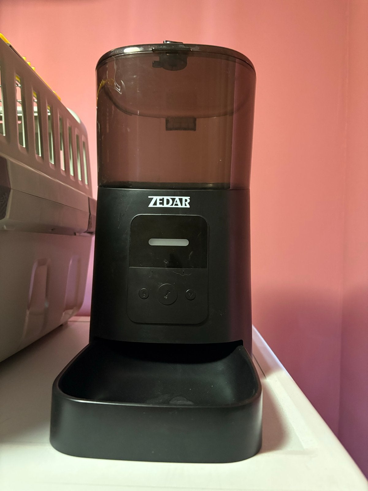 Zedar A600 Automatische diervoederbak, Verzenden, Gebruikt