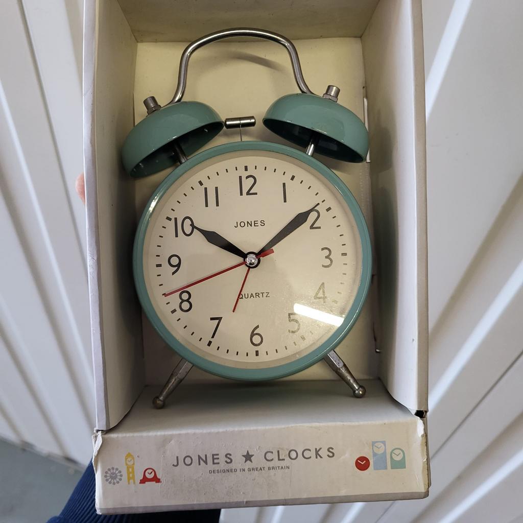 Jones Quartz Wekker - Zo goed als nieuw, Ophalen of Verzenden, Zo goed als nieuw, Analoog, Wekker of Tafelklok