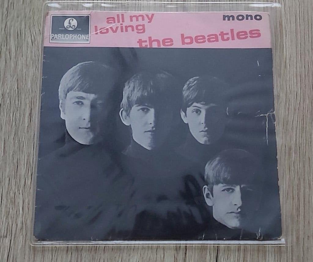 EP THE BEATLES ALL MY LOVING Mono GEP 8891 Parlophone 1963, Ophalen of Verzenden, Gebruikt