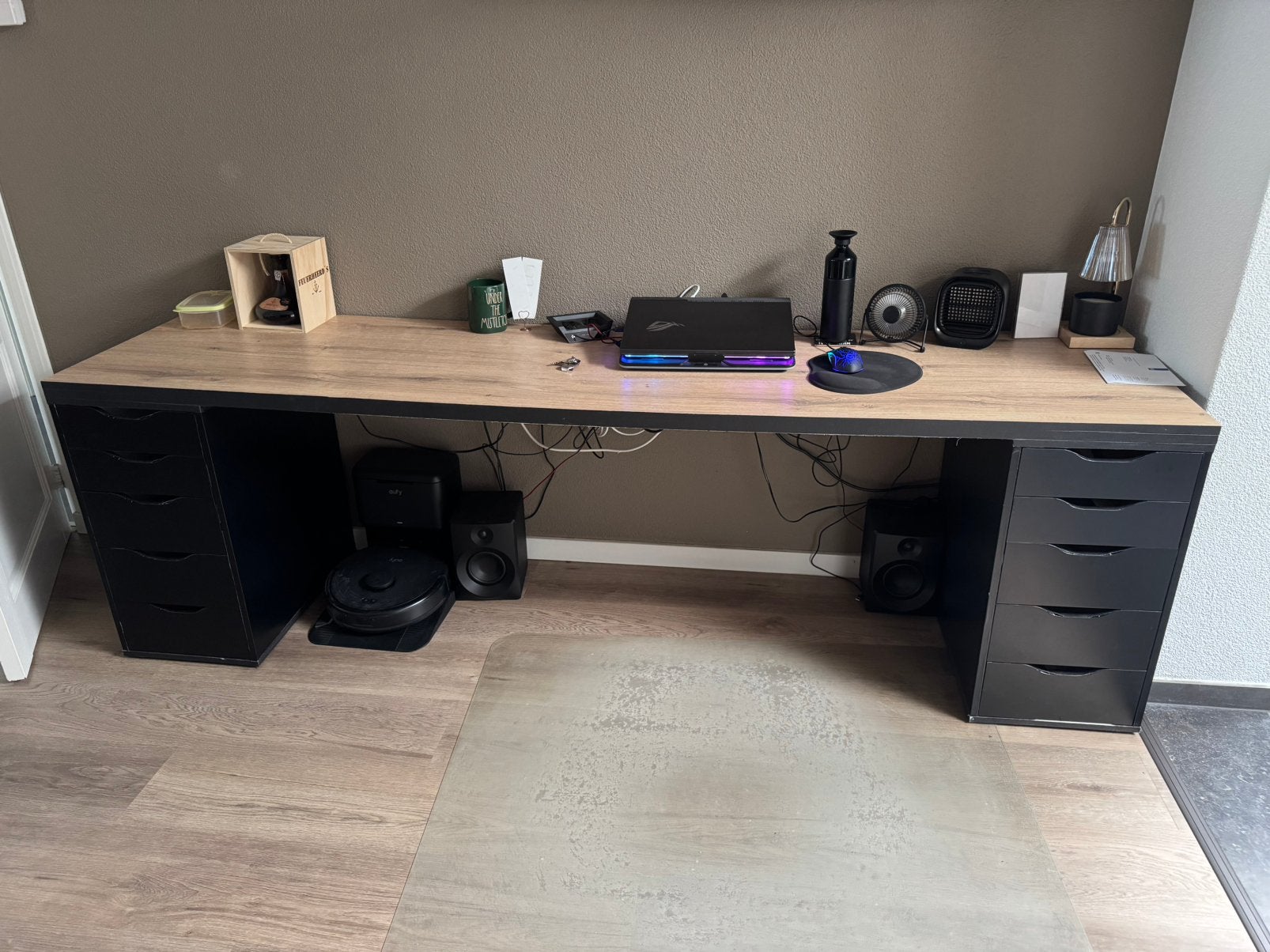 Bureau, Ophalen, Gebruikt, Spaanplaat of MDF, IKEA