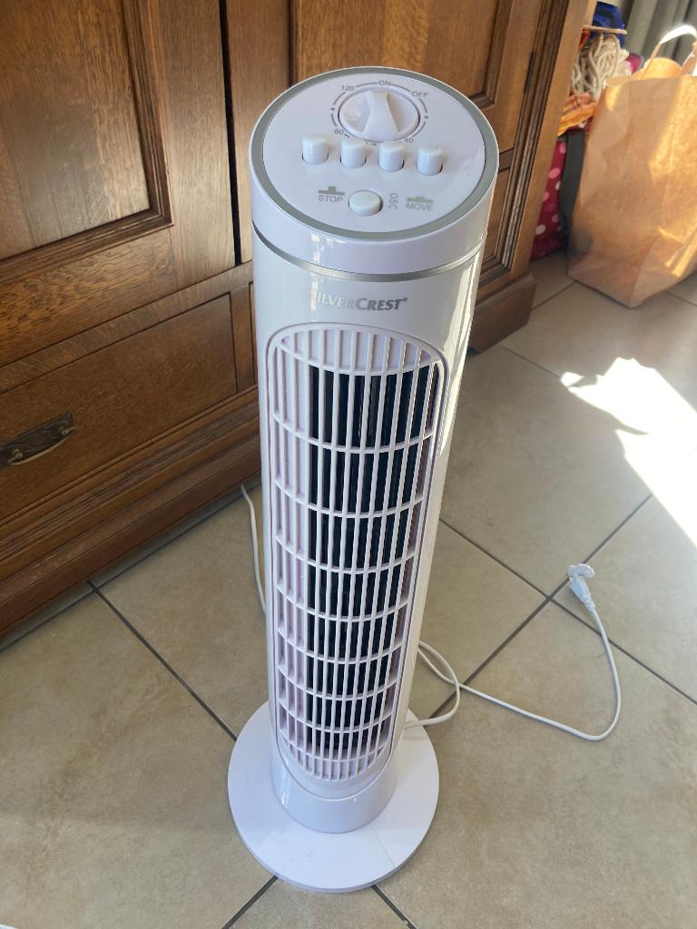 2 Silvercrest ventilatoren, Ophalen, Gebruikt, Torenventilator