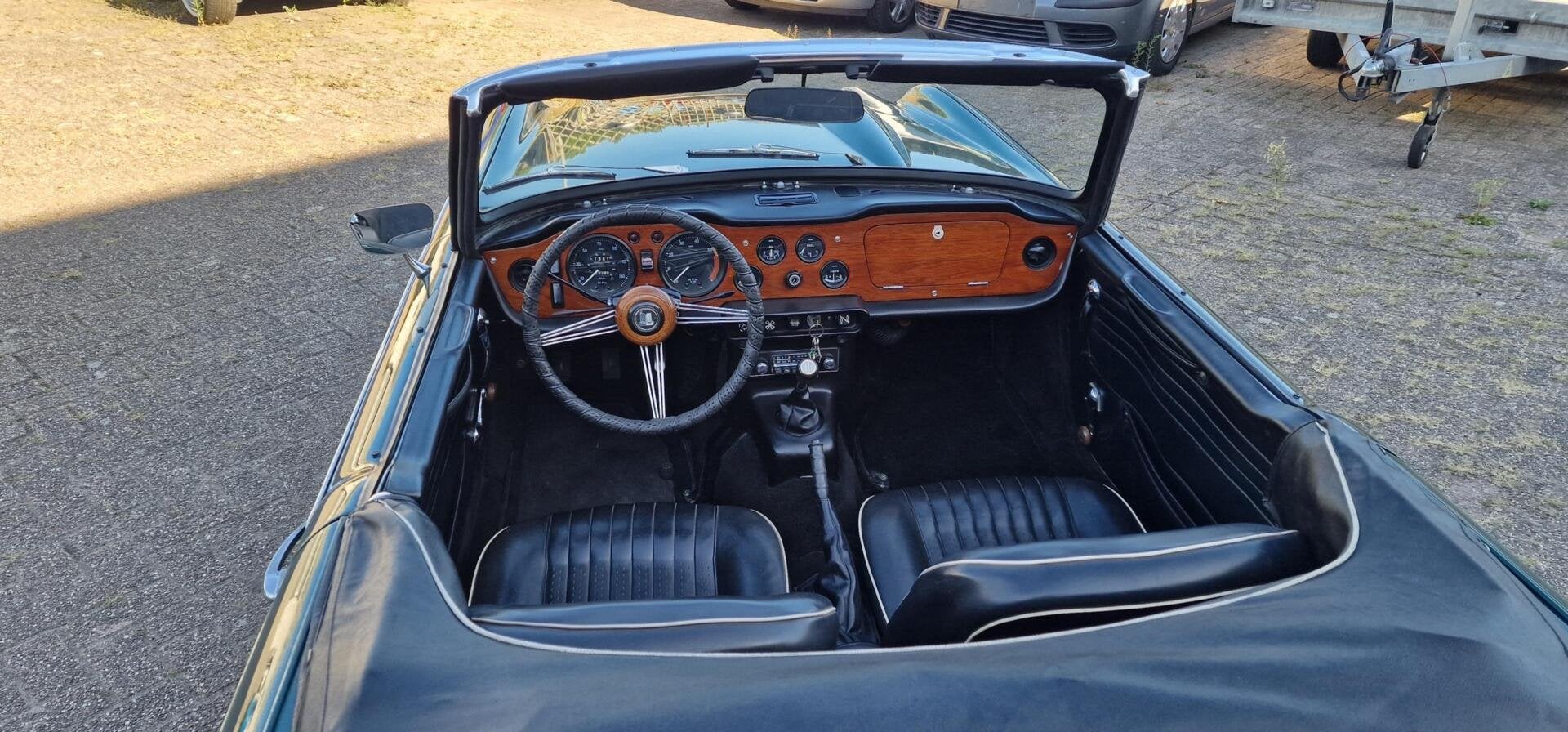 Triumph TR5 / TR250 Soft Top/OVERDRIVE/CHROOM SPAAKWIELEN, foto 7